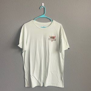 This is a Vans t-shirt, size Large, light green